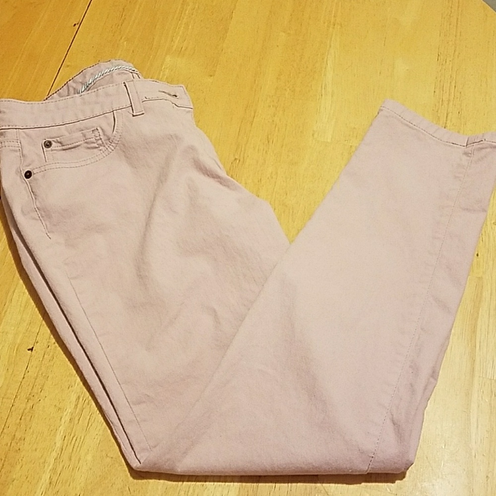 Women's Boden Pale Pink Jeans Size 12